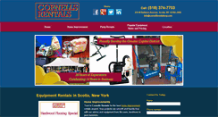 Desktop Screenshot of cornellsrentalsny.com